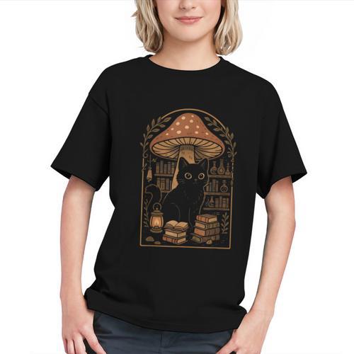 Cute Cat Grunge Cottagecore Therian Clothing Book Lover Graphic Youth - Bookorys AU