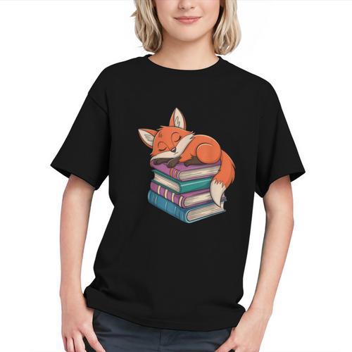 Fox Reading Book Pajama Sleep Graphic Youth - Bookorys AU
