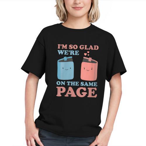 I'm So Glad We'Re On The Same Page Book Lover Writer Graphic Youth - Bookorys AU