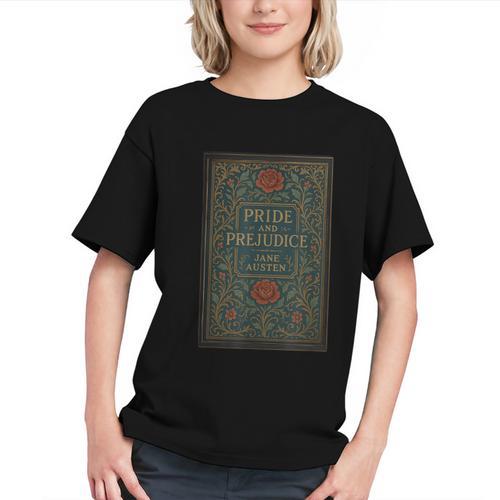 Jane Austen Pride And Prejudice Cover Mr Darcy Book Lovers Graphic Youth - Bookorys UK
