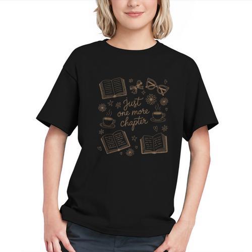 Just One More Chapter Book Lover Reading Men Women Matching Graphic Youth - Bookorys