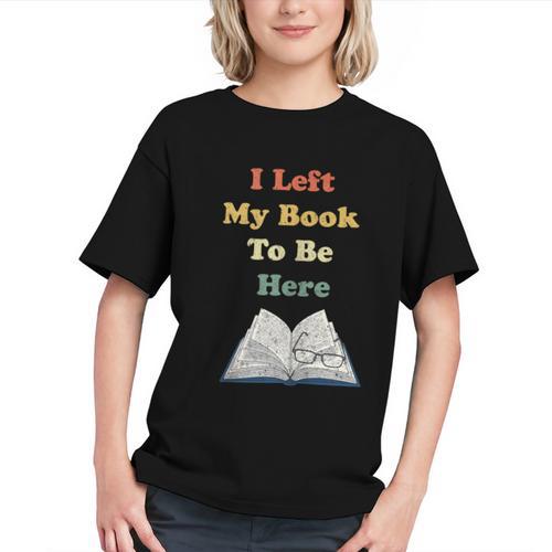 I Left My Book To Be Here Vintage Bookworm Graphic Youth - Bookorys AU
