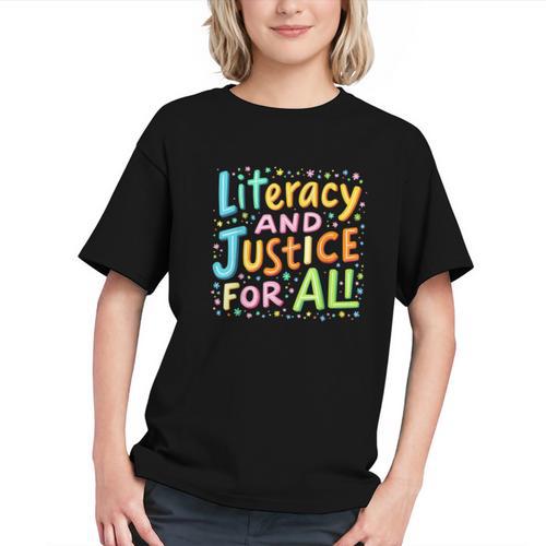 Literacy And Justice For All Protect Banned Books Library Graphic Youth - Bookorys
