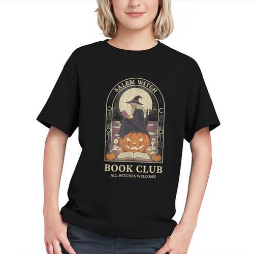 Literary Salem Witch Book Club All Witches Welcome Graphic Youth - Bookorys
