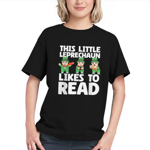 This Little Leprechaun Likes To Read St Patrick's Day Book Graphic Youth - Bookorys UK