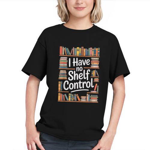 I Have No Shelf Control Book Lovers Vintage Floral Graphic Youth - Bookorys UK