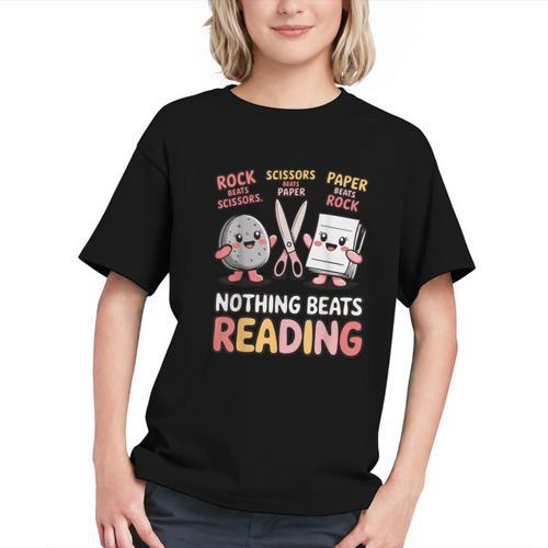Nothing Goes Beyond Reading Rock Paper Scissors Book Graphic Youth - Bookorys CA