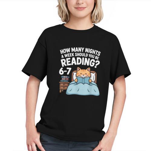 Orange Cat Reading Book 67 Six Seven Meme Graphic Youth - Bookorys UK