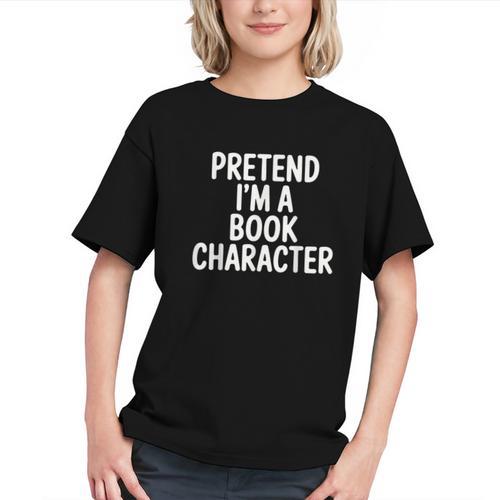 Pretend I'm A Book Character Costumes For Kids Halloween Graphic Youth - Bookorys