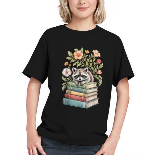 Raccoon Books Reading Flowers Graphic Youth - Bookorys