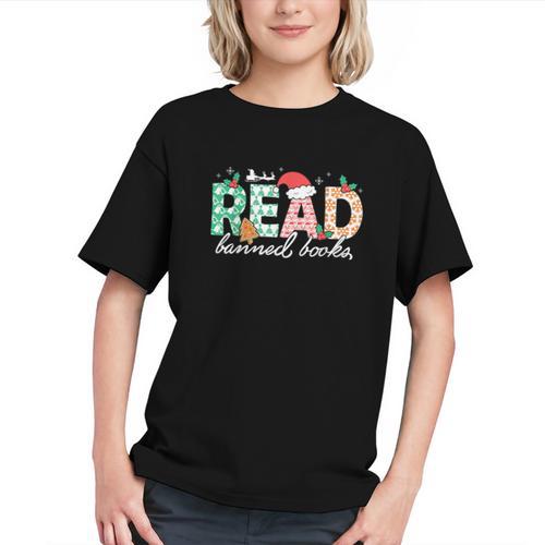 Read Banned Books Christmas Holiday Graphic Youth - Bookorys