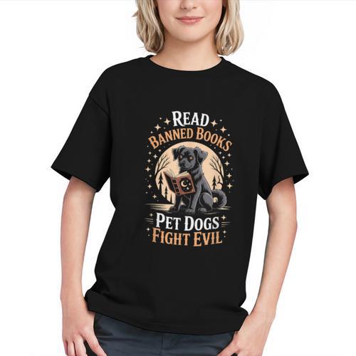 Read Banned Books PET DOGS FIGHT EVIL Read Books Reading Graphic Youth - Bookorys