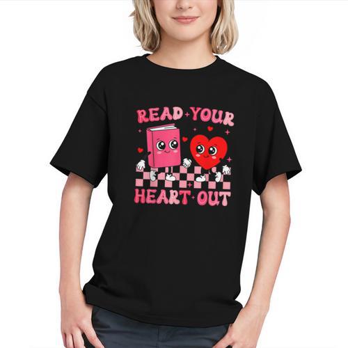 Read Your Heart Out Cute Reading Book Lover Graphic Youth - Bookorys CA