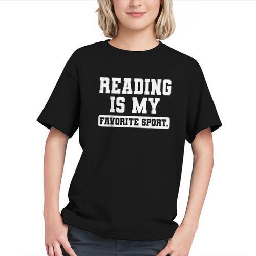 Reading Is My Favorite Sport Book Lover Reader Graphic Youth - Bookorys