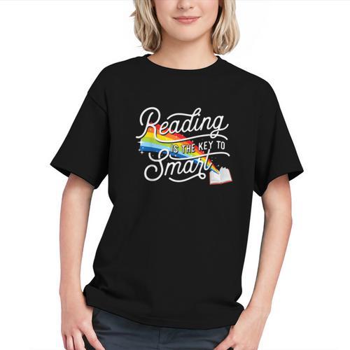 Reading Is The Key To Smart Book Lover Bookworm Reader Graphic Youth - Bookorys AU