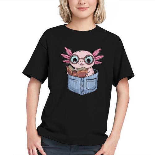 Readsalotl Axolotl Reading Book Lover Reading Pocket Axolotl Graphic Youth - Bookorys