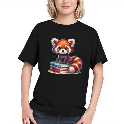 Red Panda Books Lover Reading Bookworm Graphic Youth - Bookorys DE