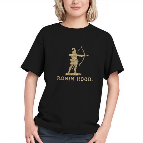 Robin Hood The Archer Book Cover Illustration In Gold Graphic Youth - Bookorys