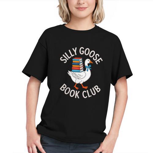 Silly Goose Book Club Reading Lover Graphic Youth - Bookorys CA