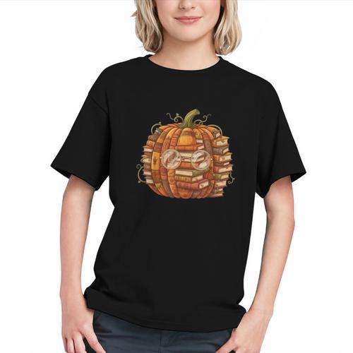 Smart Book Pumpkin Retro Fall Teacher Reading Halloween Graphic Youth - Bookorys UK