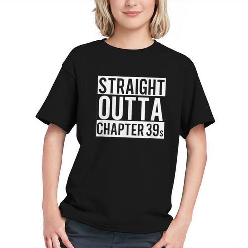 Straight Outta Chapter 39 Cute Book Lover Reader Graphic Youth - Bookorys CA
