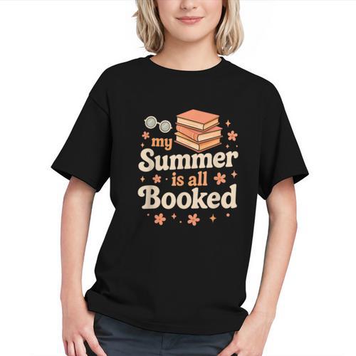 My Summer Is All Booked Book Lover Reading Vacation 2025 Graphic Youth - Bookorys DE