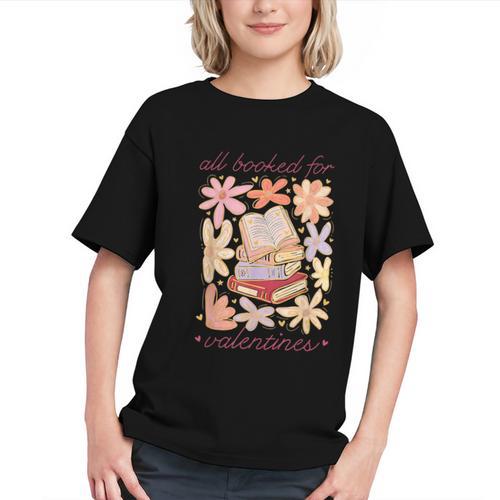 Valentine All Booked For Valentines Book Lovers Teacher Kids Graphic Youth - Bookorys