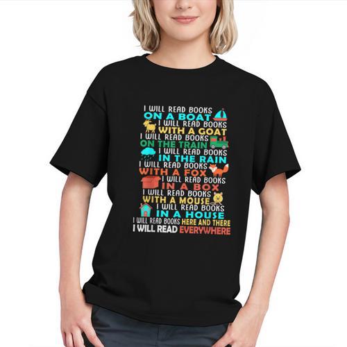 I Will Read Books On A Boat Kids Reading Read Books Graphic Youth - Bookorys