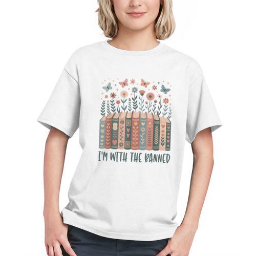 Im With The Banned Book Readers Librarian Read Banned Books Graphic Youth - Bookorys