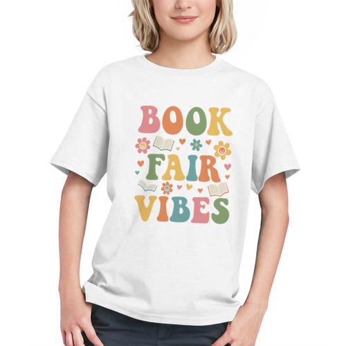 Book Fair Vibes Groovy Retro School Reading Nostalgic Graphic Youth - Bookorys