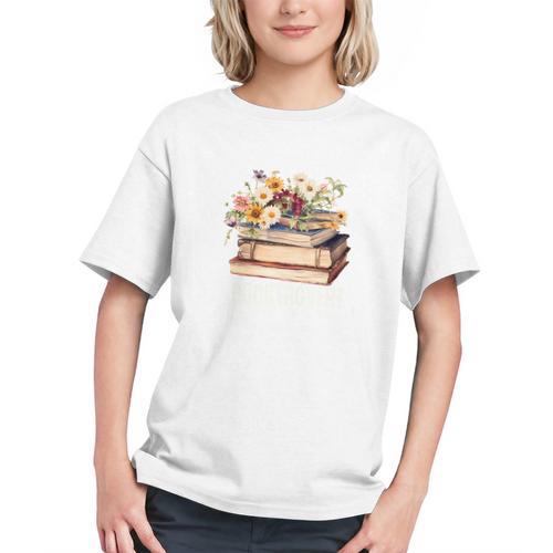 Booktrovert Vintage Wildflowers Books For Book Lovers Graphic Youth - Bookorys CA