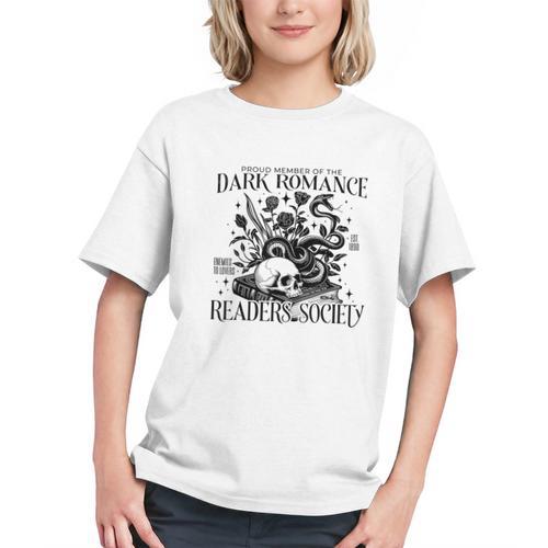 Dark Romance Books Lover Bookish Bookworm Gothic Aesthetic Graphic Youth - Bookorys
