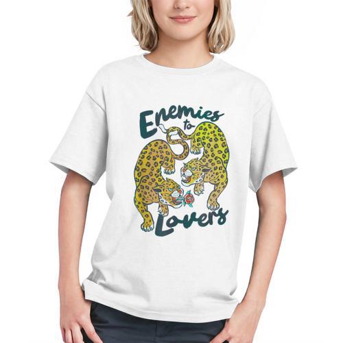 Enemies To Lovers Jaguar Tee Romance Book Plot Device Trope Graphic Youth - Bookorys CA