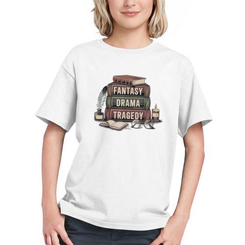 Fantasy Drama Tragedy Gothic Book Lover Bookworm Graphic Youth - Bookorys CA
