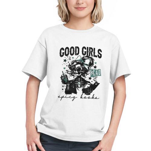 Good Girls Read Spicy Skeleton Book Club Graphic Youth - Bookorys CA