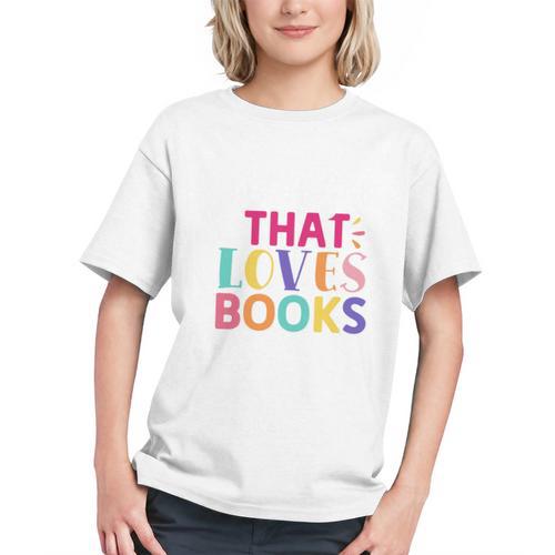 Just a Girl Who Loves Books Reader Girls Bookish Women Graphic Youth - Bookorys