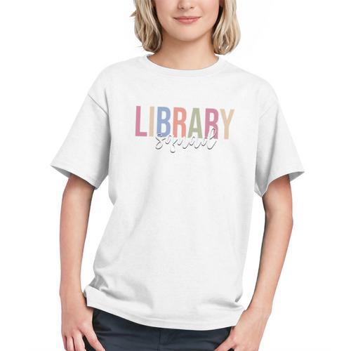 Library Squad Librarian Book Lover Bookworm Graphic Youth - Bookorys