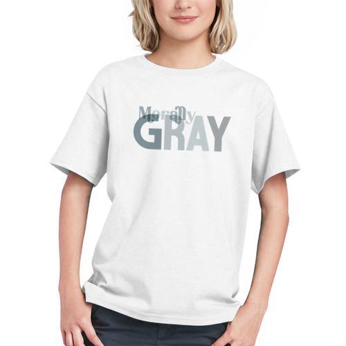 Morally Gray Shirt Cute Romance Novel Reader Smut Book Premium Graphic Youth - Bookorys