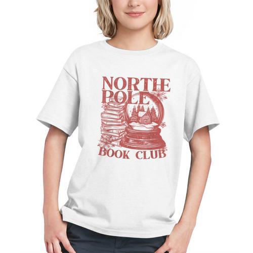 North Pole Book Club Christmas Graphic Youth - Bookorys
