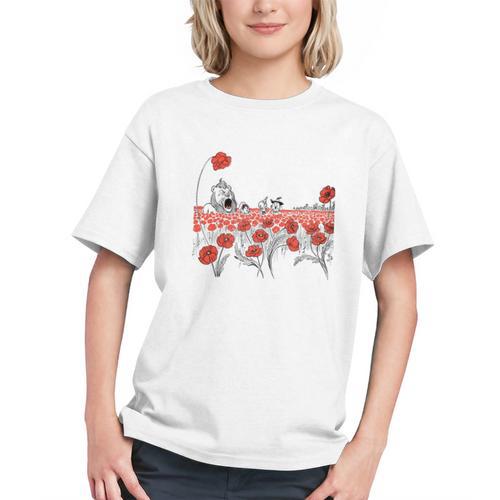 Poppy Field Wizard Of Oz Cowardly Brave Lion Book Graphic Youth - Bookorys DE