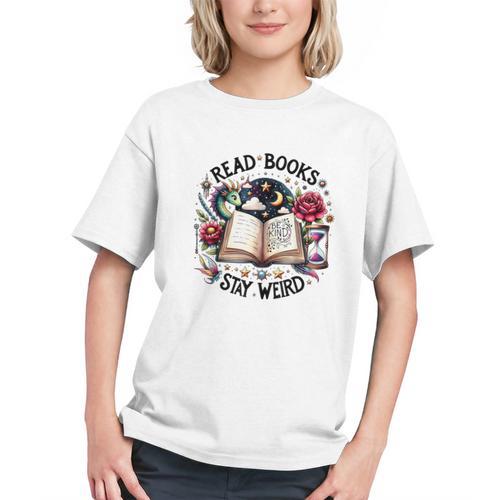 Read Books Be Kind Stay Weird Dragon Book Lover Graphic Youth - Bookorys DE