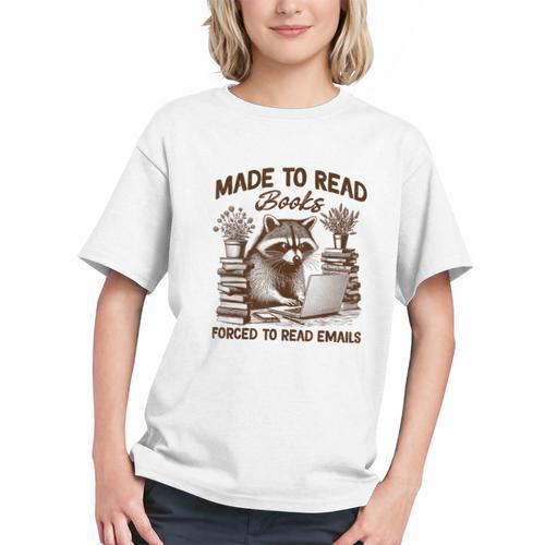 Reading Book Lover Made To Read Books Forces To Read Emails Graphic Youth - Bookorys