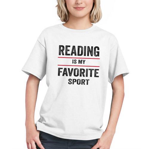 Reading Is My Favorite Sport Book Lover Quote Graphic Youth - Bookorys