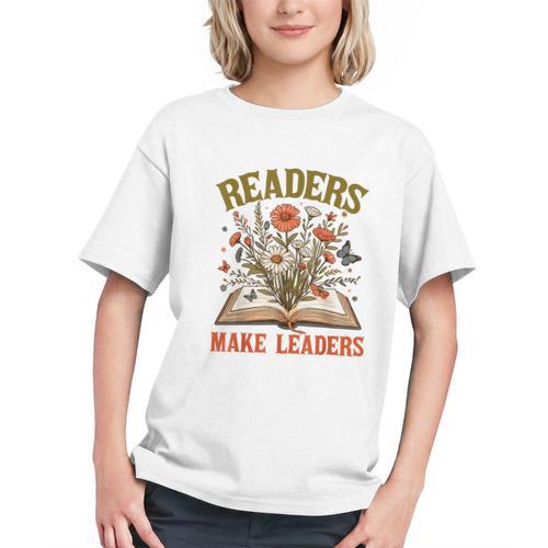 Reading Squad Book Lover Bookish Floral Readers Make Leaders Graphic Youth - Bookorys CA