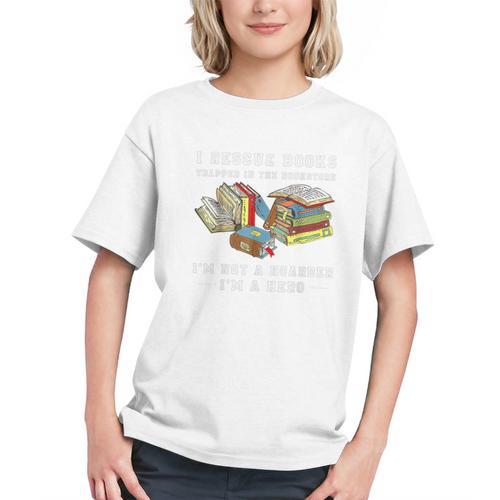 I Rescue Book Trapped In The Bookstore I'm Not A Hoarder Premium Tri-Blend Graphic Youth - Bookorys UK