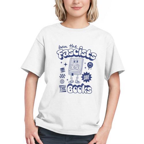 Save The Books Ban Fascists Stand For Book Readers Graphic Youth - Bookorys DE