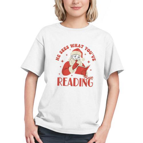 He Sees What You'Ve Been Reading Santa Book Graphic Youth - Bookorys UK