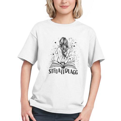 Sexy STFUATTDLAGG Hot Woman Reading Spicy Good Book Love Graphic Youth - Bookorys CA