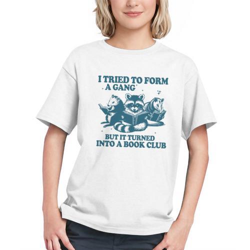 I Tried To Form A Gang But It Turned Into A Book-Club Reader Premium Tri-Blend Graphic Youth - Bookorys