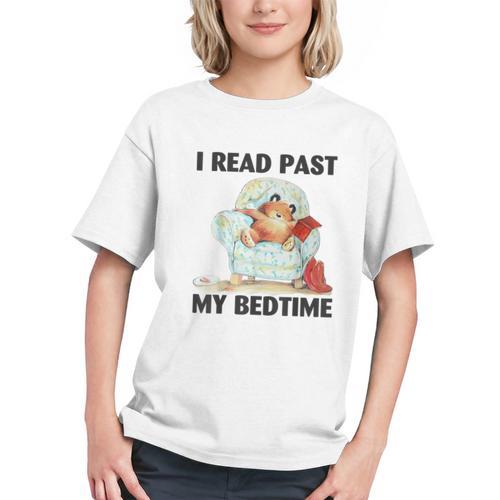 Vintage I Read Past My Bedtime Cute Sleeping Bear Book Lover Graphic Youth - Bookorys